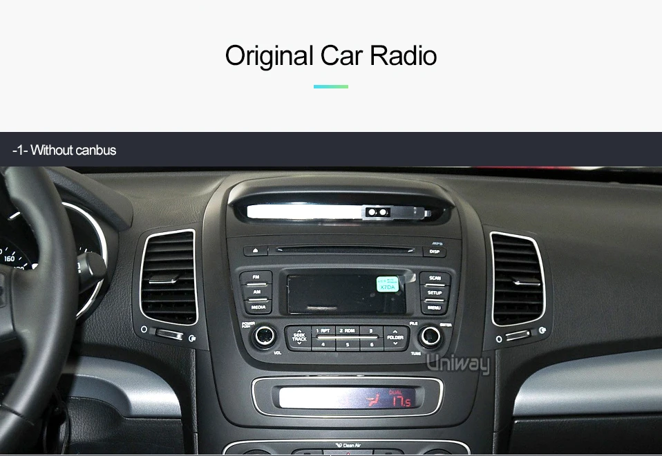 Uniway ZSLT8071 2G android 8,1 автомобильный dvd для kia sorento 2013 Автомобильный Радио gps навигация с управлением рулевого колеса