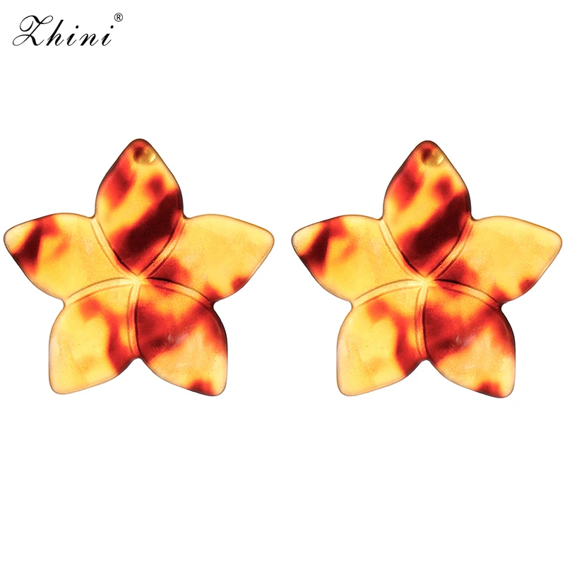 ZHINI Fashion Bijoux Bright Star Statement Stud Earrings For Women Cute Trendy Wholesale Jewelry Cheap Party Gifts | Украшения и