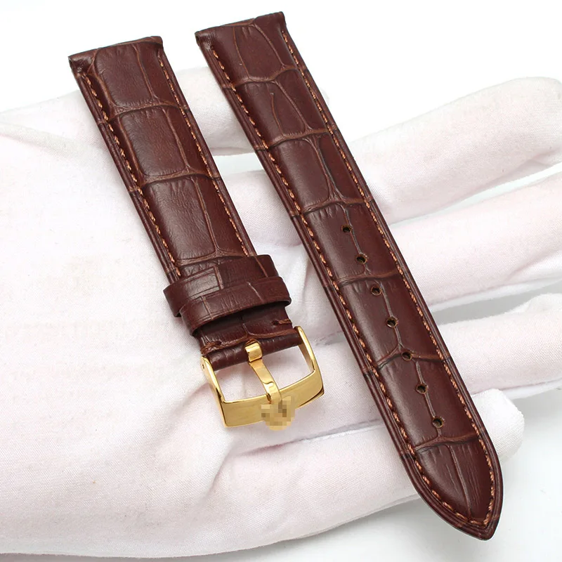 3 Аксессуары для часов для O-mega strap мужские кожаные булавки Пряжка бабочка Летающий ремешок гиппокамп Супер 18 серии 18 19 20 22 мм - Цвет ремешка: 3
