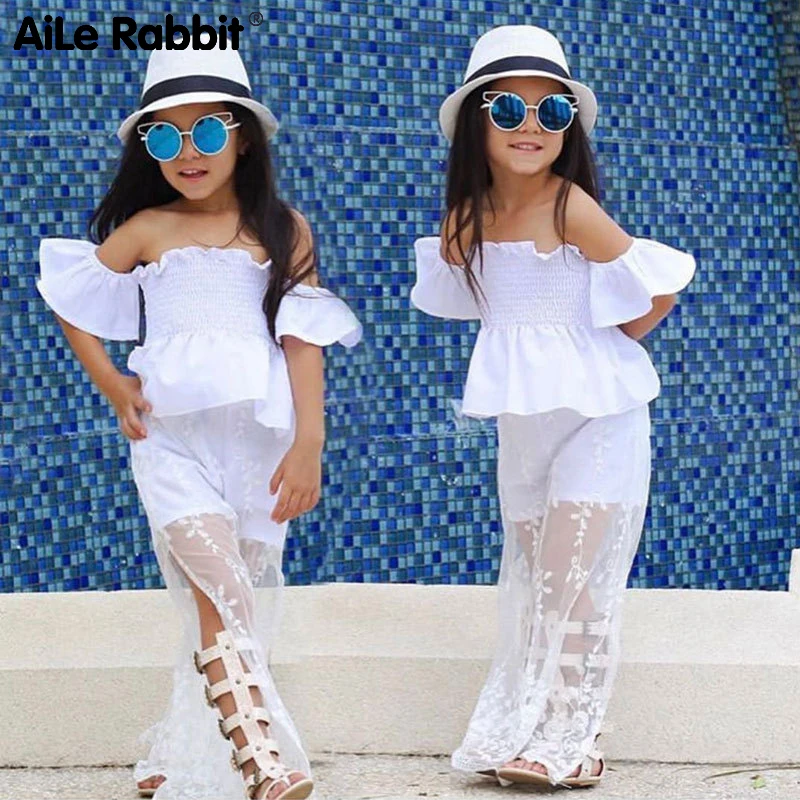 AiLe Rabbit/Новинка лета 2019 года Детский костюм в европейском и американском стиле