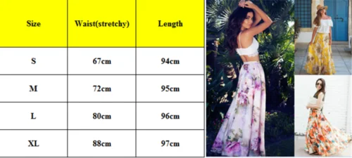 Женская шифоновая длинная юбка с высокой талией вечерняя Праздничная макси