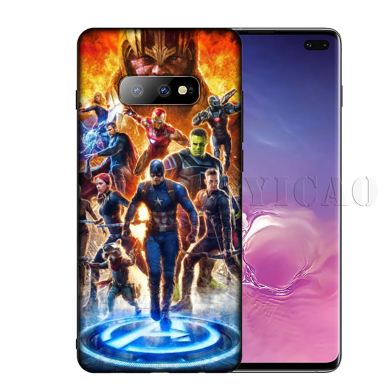 Мягкий силиконовый чехол для Samsung Galaxy S20 Ultra S10 Lite S9 S8 Plus S7 Edge S10e с логотипом