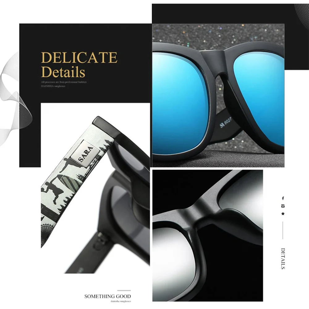 SARA спортивные солнцезащитные очки поляризационные мужские летние женские