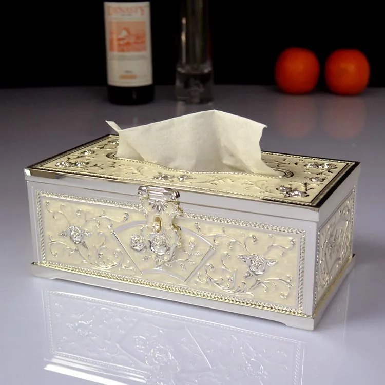 Бутиковая коробка для полотенец Rumidjah полностью Металлическая Европейская белая