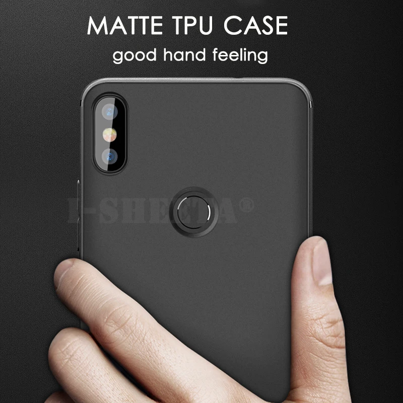 Ударопрочный Ультратонкий чехол для Xiaomi Mi Max 3 2 матовый тонкий мягкий ТПУ Резина