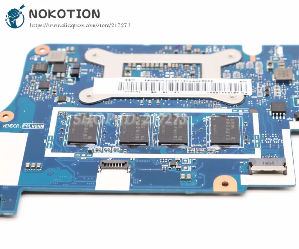 Материнская плата NOKOTION aiu3 для ноутбука Lenovo Yoga 2 11 pro материнская SR1C7 NM-A341 4 Гб памяти