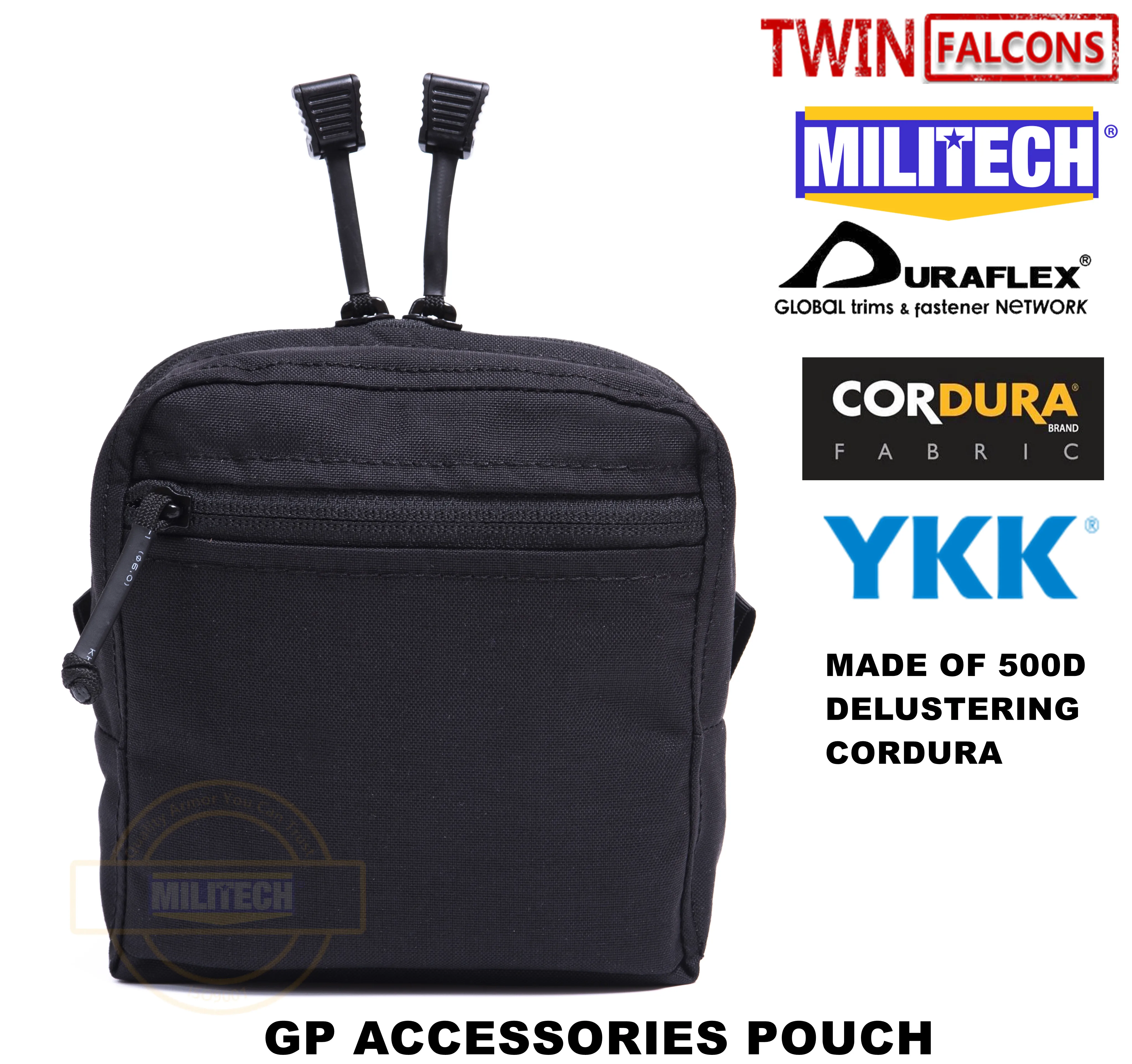 Умный универсальный чехол MILITECH TWINFALCONS TW Delustered из кордуры для аксессуаров AVS CPC JPC