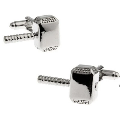 

C-MAN Luxury shirt Silvery hammer cufflink for mens Brand cuff buttons cuff links High Quality abotoaduras Jewelry