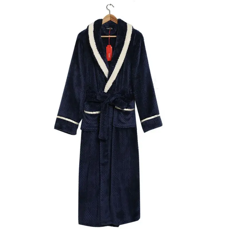 

Robe Flannel Bathrobe Woman Cloak Peignoir Badjas Winter Clothing Dressing Gowns for Girls Large Size 3XL