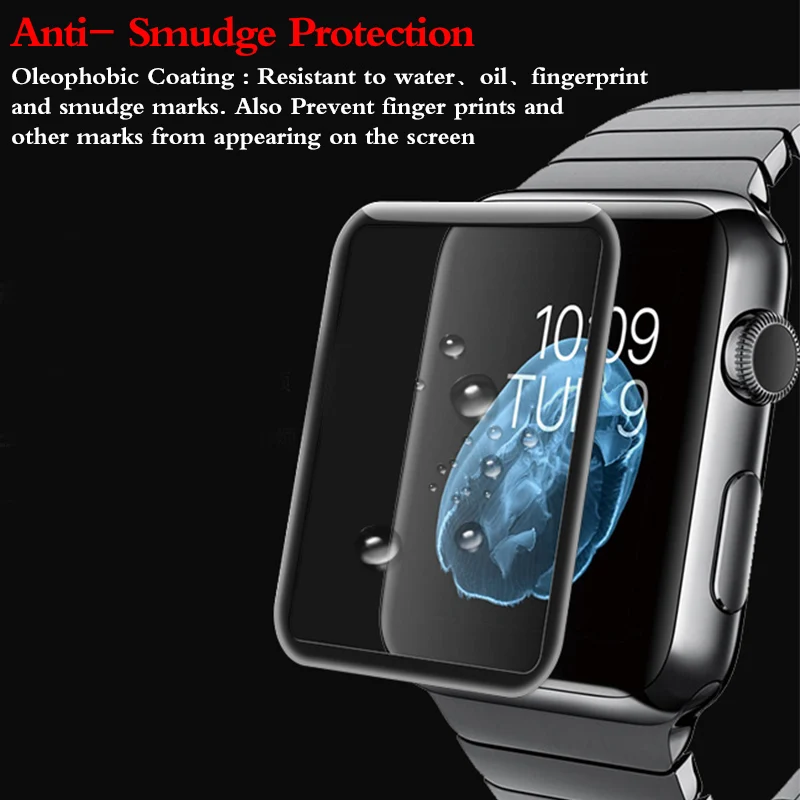 Защитная пленка из закаленного стекла с полным покрытием для Apple Watch 44 мм 40 Серия i