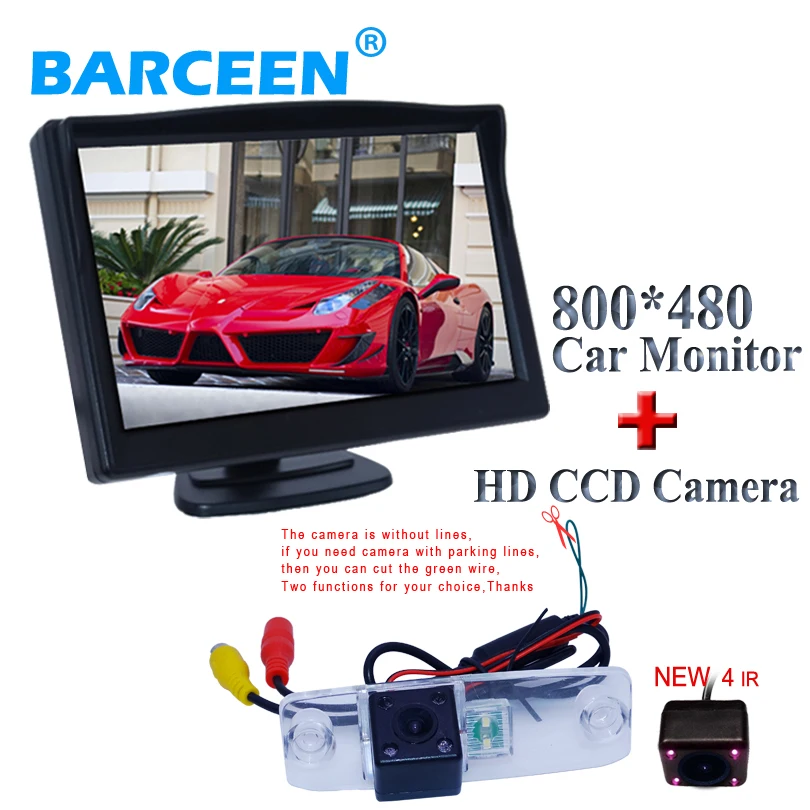 Инфракрасная Автомобильная камера заднего вида + размещение в приборной панели 5