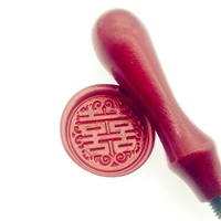 chinese wedding invitation double happiness wax seal stamp sealing wax stamp