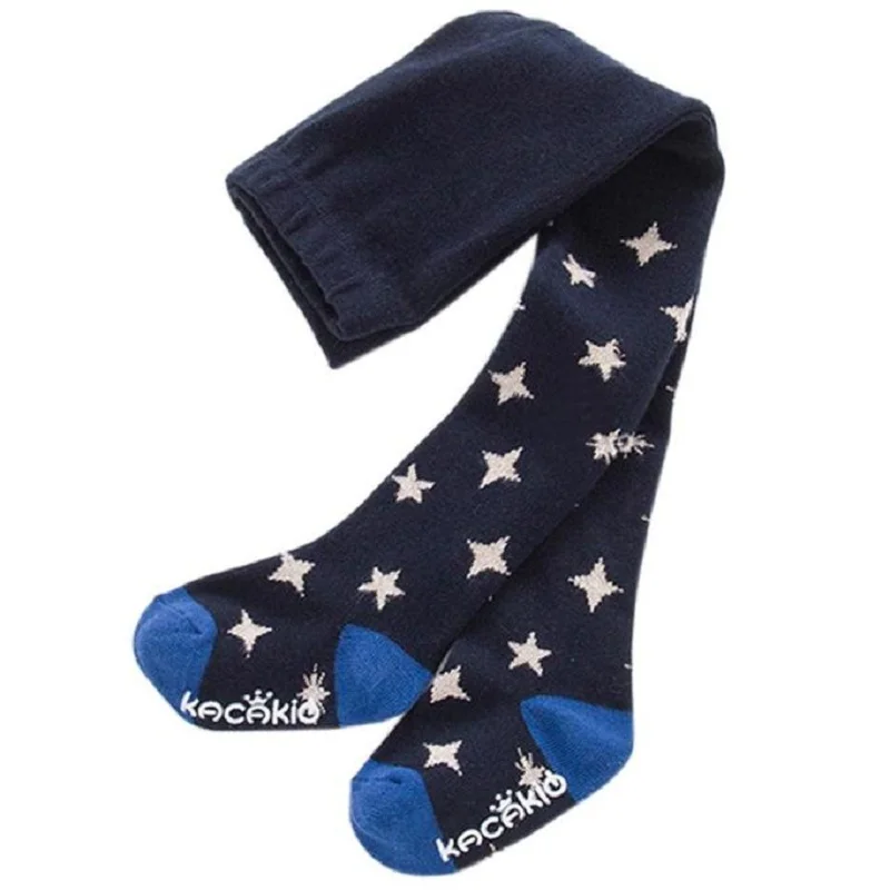 LONSANT/чулки для малышей милые детские колготки с принтом в виде звезд хлопковые