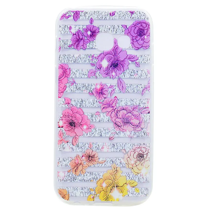 Cases For Samsung Galaxy J5 Prime On5 2016 G570Y G570M G570F G570F/DS SM-G570F/DS G570 Case Cover Pretty Flowers Bags Fundas |