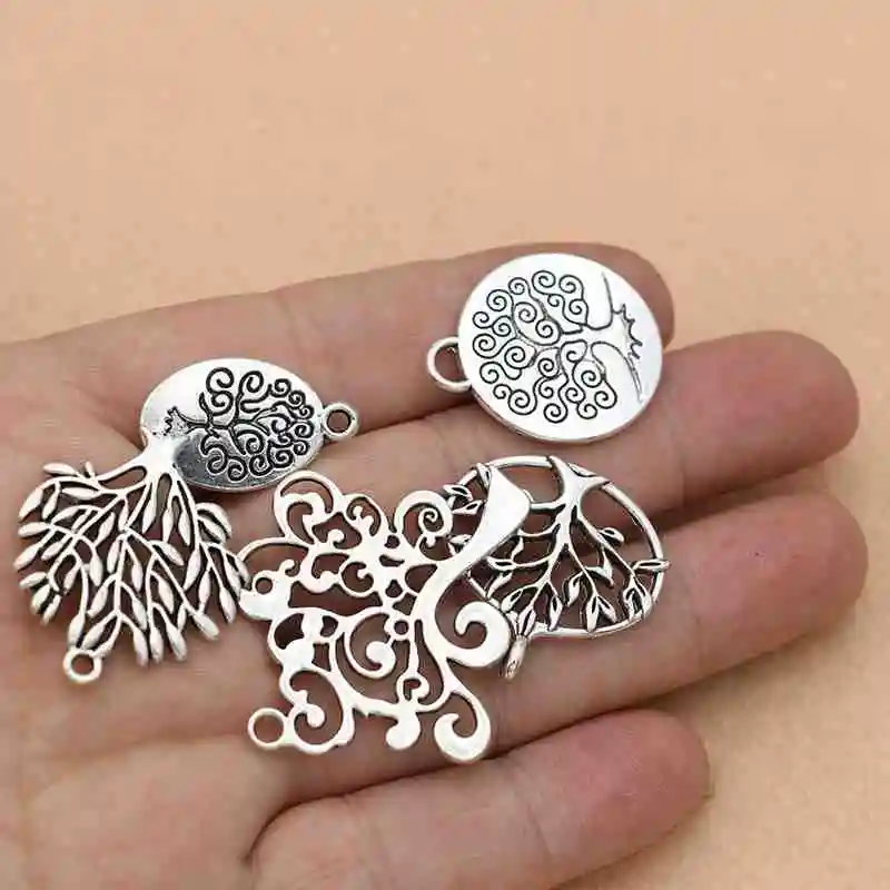 5 шт. подвески шармы Древо жизни|tree of life charm|charm tree lifecharm |