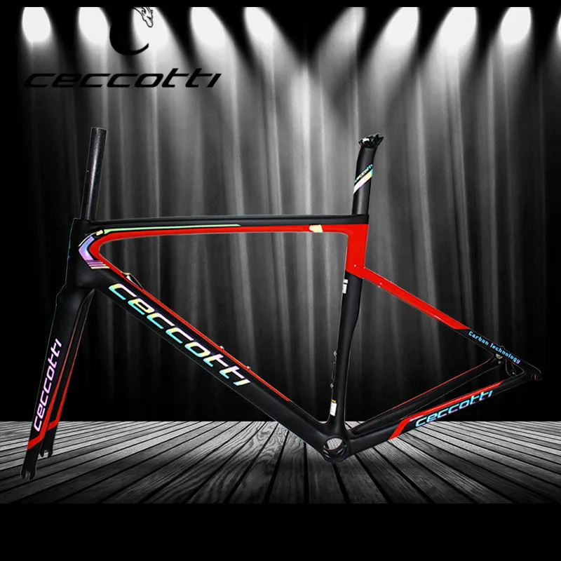 Углеродная рама для велосипеда JERF19 CECCOTTI carbon T800 PF30 дорожный велосипед arbon дороги Di2