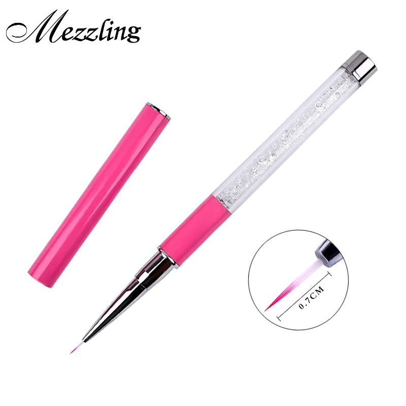 1 шт. кисть для дизайна ногтей со стразами|nail art brush pen|nail brushnail design |