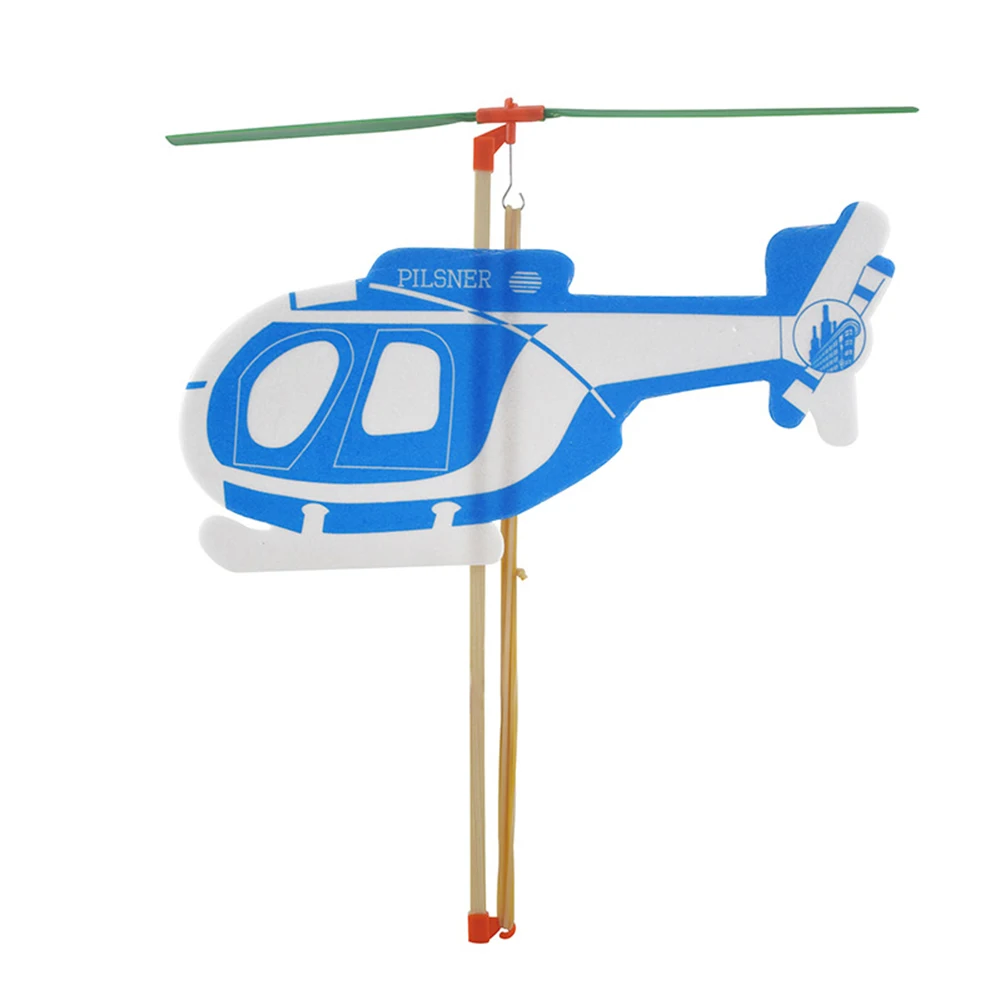 Игрушечный самолет экспериментальный Сделай Сам Бумага Пластик DIY опыт полета