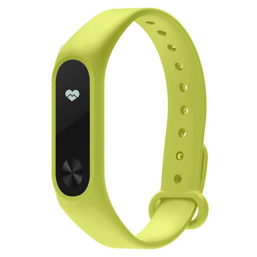 Ремешок для браслета Xiaomi Mi Band 2 цветной сменный силиконовый смарт-браслет