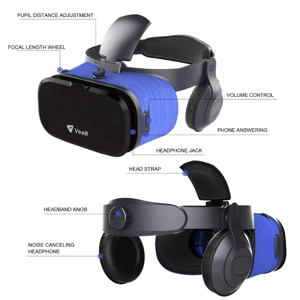 VeeR OASIS VR гарнитура универсальные очки виртуальной реальности совместимые со