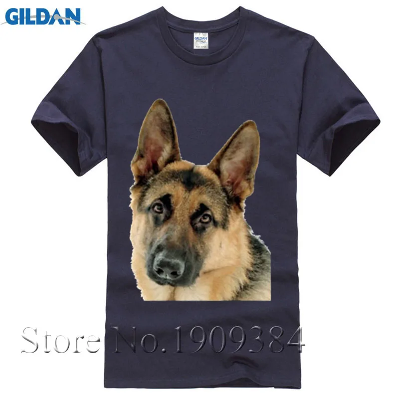 Бесплатная доставка Для мужчин s Пособия по немецкому языку shepherd футболки Мода 2017