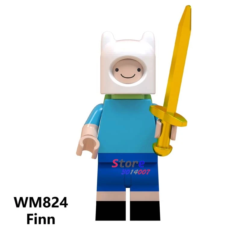 WM824 Одна история игрушек 4 Базз Лайтер Вуди Джесси Даки Бо Peep Duke Caboom Alien Hamm Sonic строительные блоки - Цвет: WM824