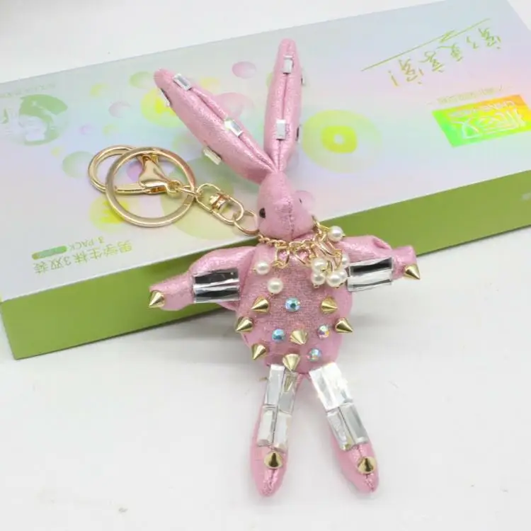 25 шт. Kawaii Mini Rabbit 15 см мягкая игрушка милый кролик животное маленький кулон для