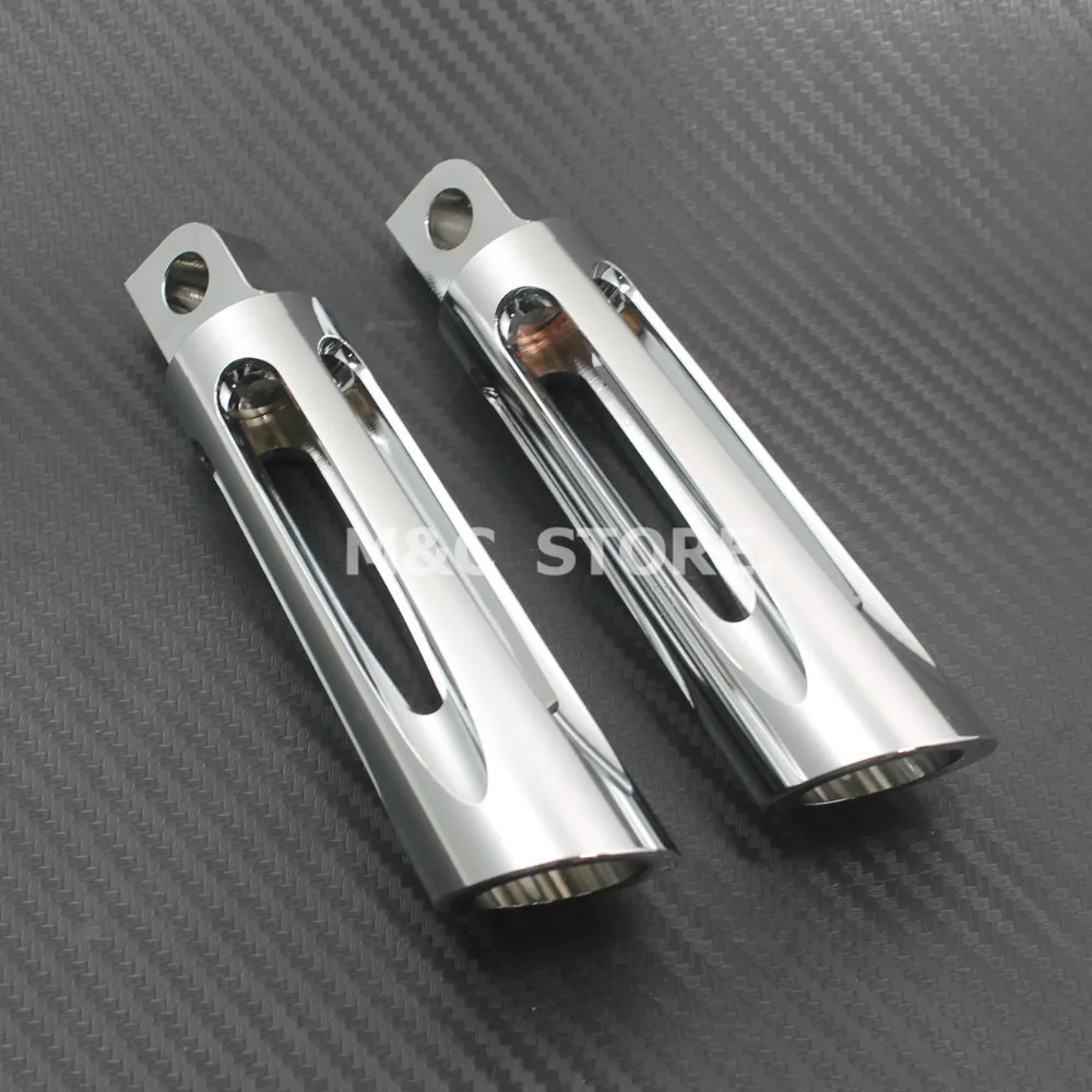 2x Алюминиевая Подставка для ног мотоцикла с ЧПУ подставка Harley Sportster XL Touring Custom Dyna