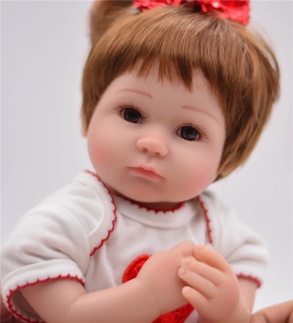 16 &quot40 см живой Bebe сопровождение кукла Красивая menina reborn силиконовые куклы дети
