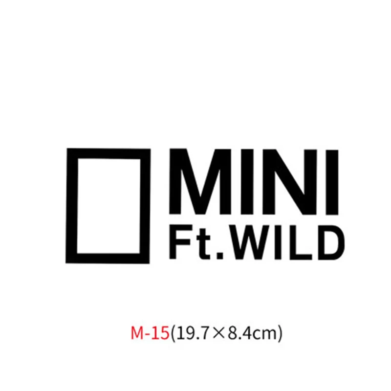 M-15 Различные автомобильные наклейки Union Jack для Mini Cooper One S JCW Countryman Clubman F55 F56 R55 R56 R60 F60 автомобильные аксессуары - Название цвета: M-15
