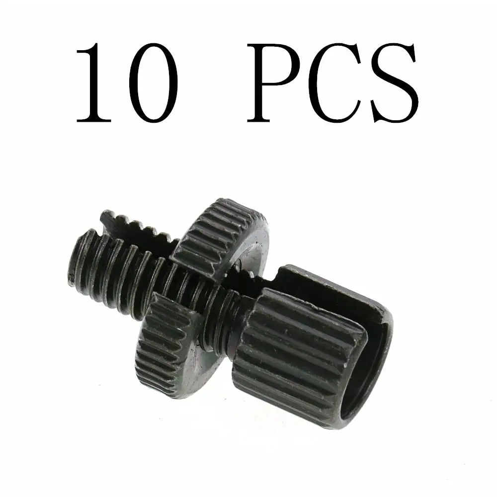 GREEN 10PCS 10 шт. мотоциклетный кабель регулятор сцепления регулировочные винты m8x1.25 мм для тормоза рычаг сцепления для Honda Yamaha Kawasaki Dirt Bike Ktm - Цвет: GREEN 10PCS