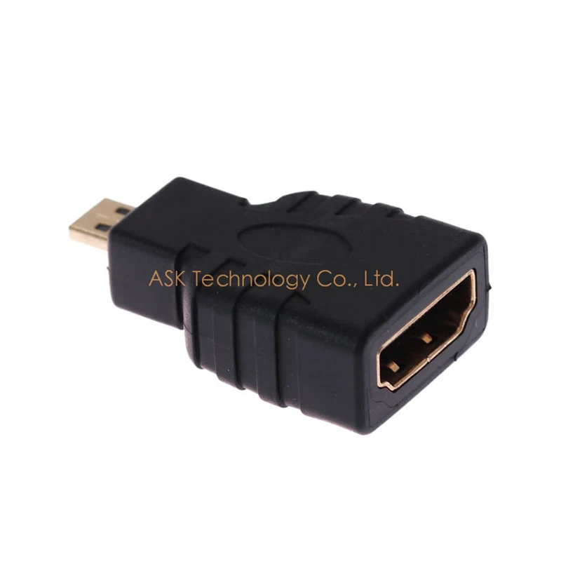 AIXXCO 5 шт. HDMI Женский к Micro HDMI к HDMI Кабельный адаптер-переходник Позолоченный разъем HD ТВ камера hdmi адаптер