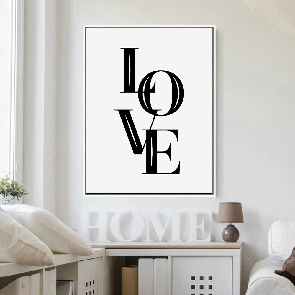 Картина на стену с надписью Love Wall|paintings on the wall|the paintingswall art |