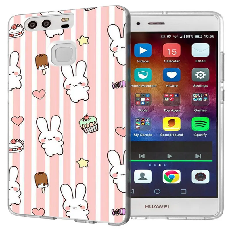 Soft TPU Pattern Silicone Case For Huawei P9 P10 Lite P8 2016 2017 Y5 II 2 Y5ii / Y6ii Ultra Slim Cover Capa A154 |