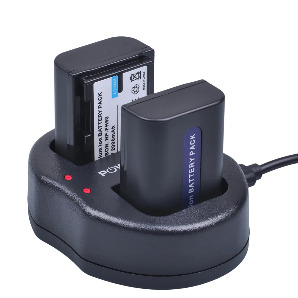 3 шт. аккумуляторы 2000 мАч и зарядное устройство с двумя USB портами|Цифровые