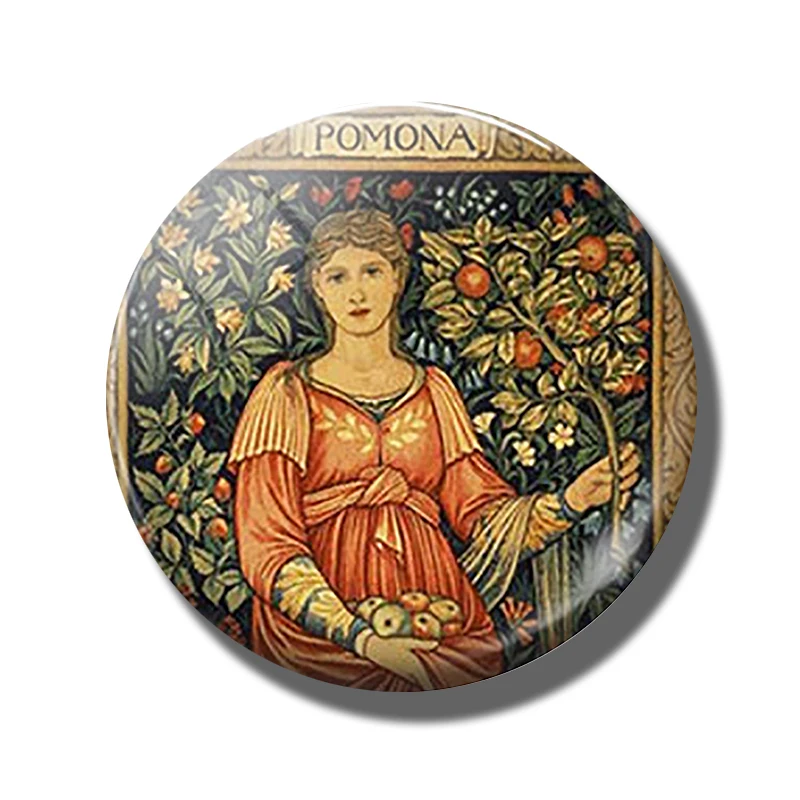 PACK OF 1 Gustav Klimt Art 30 мм магнит на холодильник стеклянный кабошон Альфонс Муха холодильник стикер держатель для заметок домашний Декор подарок для влюбленных - Цвет: PACK OF 1