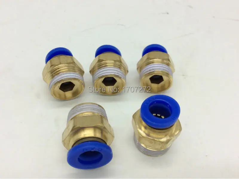 Бесплатная доставка 8 мм трубка Пневматическая прямая быстрая муфта 3/8 &quotрезьба
