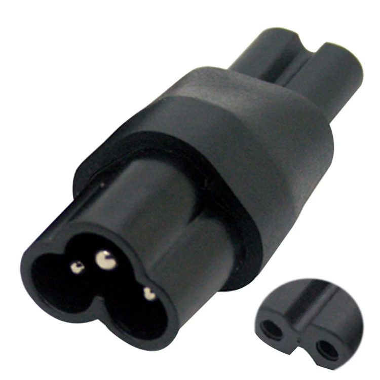 JORINDO IEC 320 C6 TO C7 2 контактный Para Masculino Trevo Plug AC адаптер питания конвертер|Удлинители