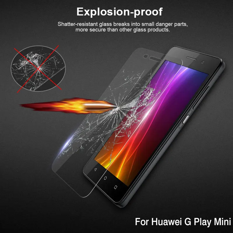 Mcdark 2.5D 9H закаленное стекло для Huawei G Play Mini Защита экрана Nine Plus телефона защитная