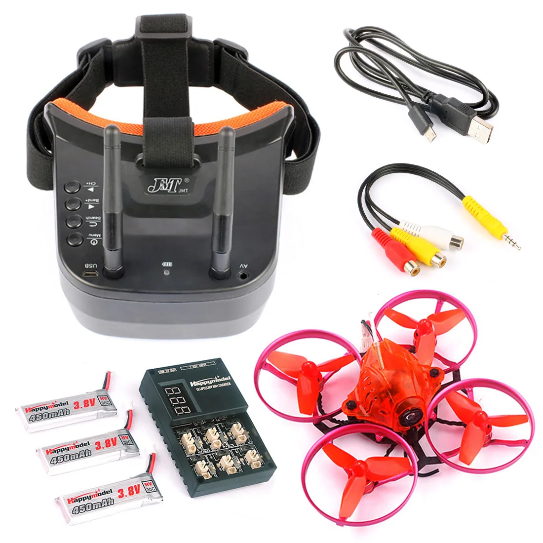 Snapper7 бесщеточный микро 75 мм 5,8G FPV Racer Drone 2,4G 6CH RC Квадрокоптер RTF 700TVL камера VTX и двойная антенна мини очки
