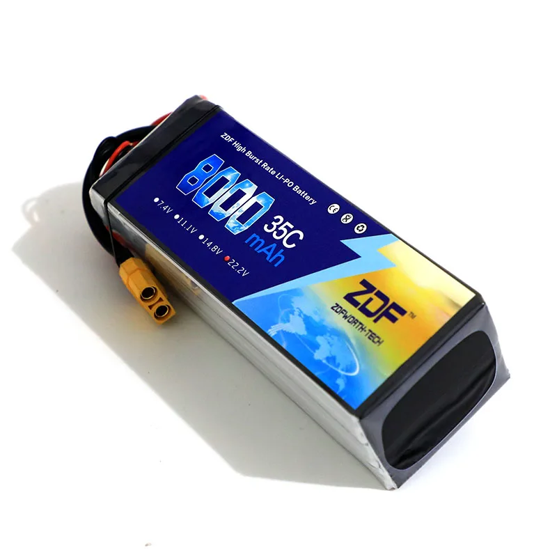 ZDF 22 2 v 6S 5000mah 6000mah 50C Max 100C литий-полимерный аккумулятор для стандартного вертолета