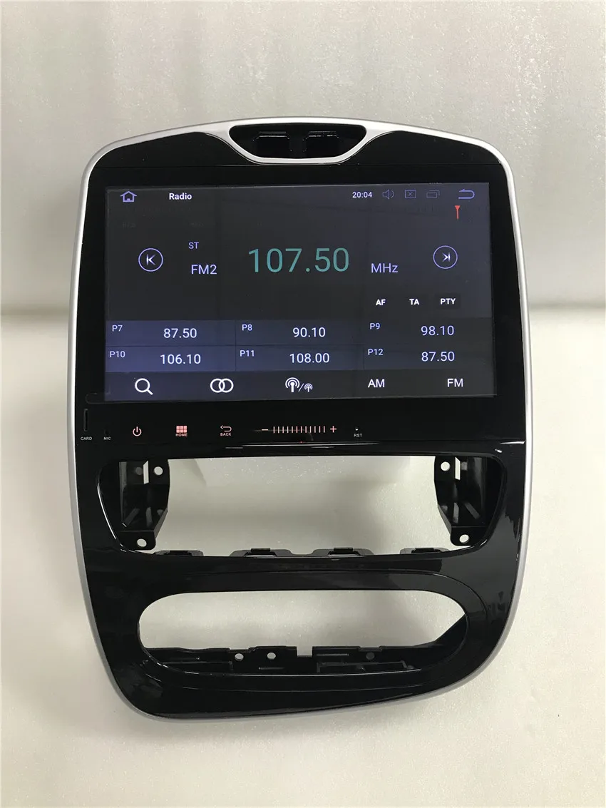 10," HD Android 9 Автомобильный gps стерео для Renault Clio 2013 Авто Радио FM RDS WiFi Аудио навигация без DVD