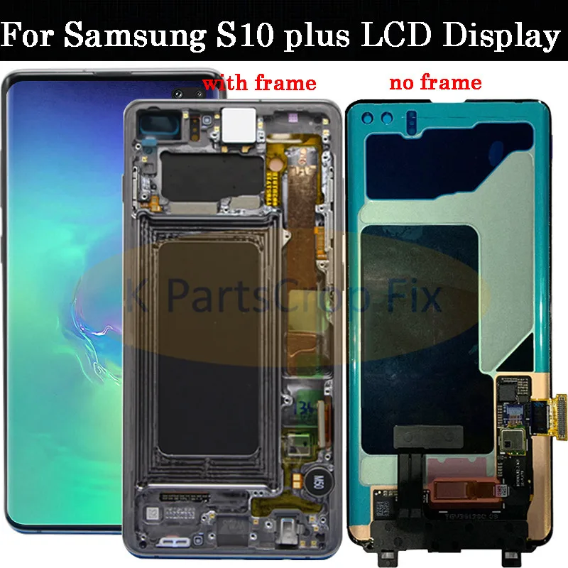 AMOLED для samsung Galaxy S10 SM-G9730 G973F ЖК-дисплей Дисплей Сенсорный экран планшета замена для samsung S10 плюс G9750 ЖК-дисплей