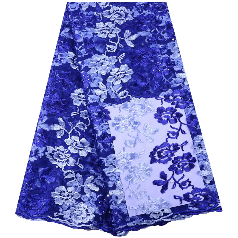 

2019 French Lace Fabric With Stones Gray Color French Fabric Cheap African Lace French Lace Fabric With Beads For Women 1429