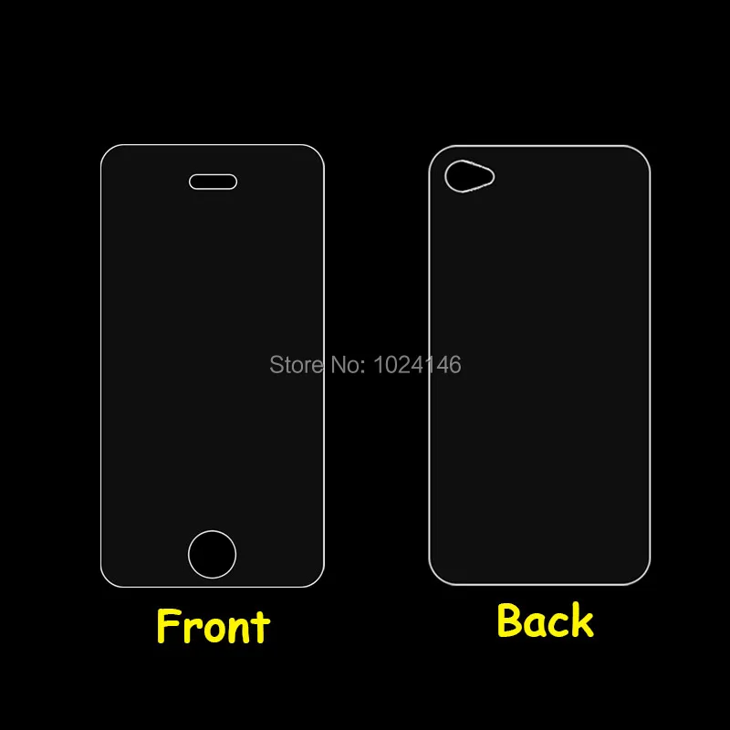 Передняя + Задняя 2 шт. для Apple iPhone 4 4S 4G 3 5 дюйма закаленное стекло защита экрана