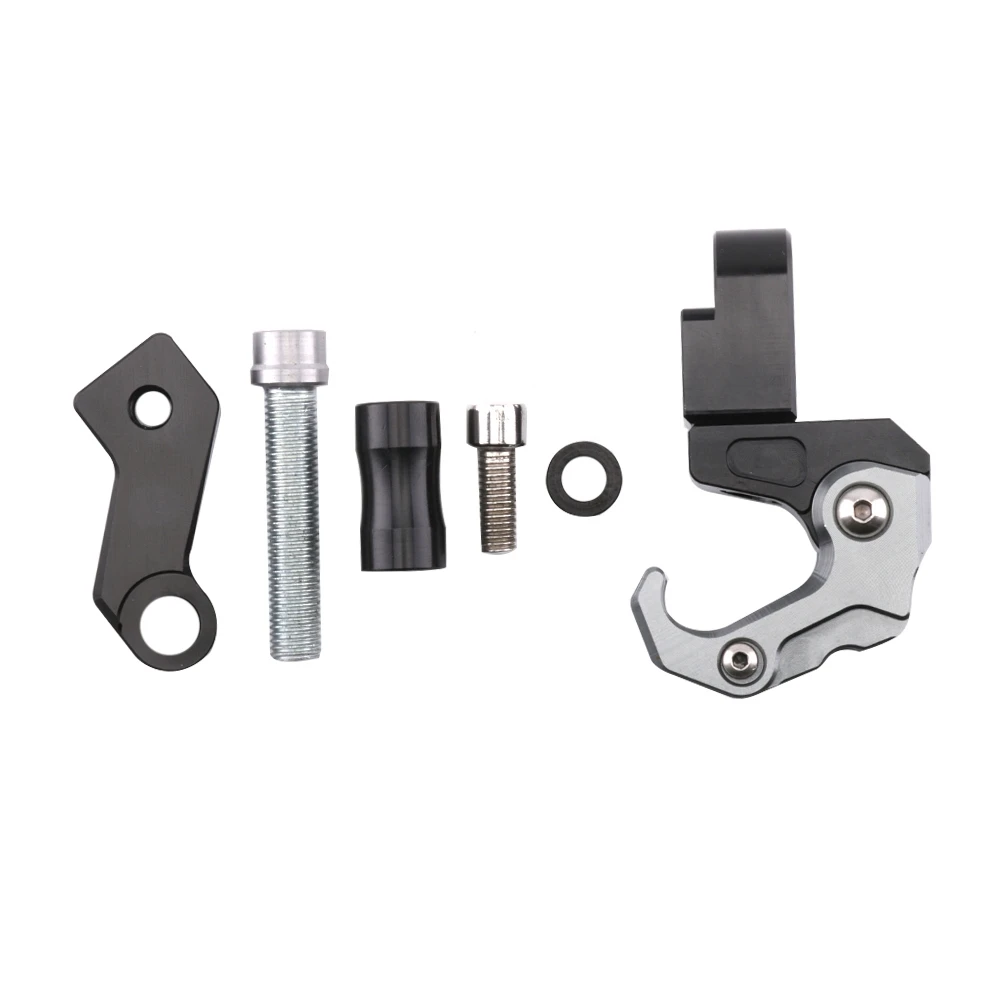 Titanium SMOK аксессуары для мотоциклов CNC алюминиевый сплав складной крючок для Honda все новые Forza 300 - Цвет: Titanium