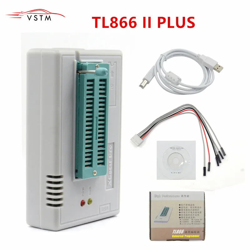 Программатор TL866II USB Универсальный программатор/биос/ЭБУ 1,8 V nand flash 24 93 25 Tl866 ii Plus поколение TL866cs/TL866A