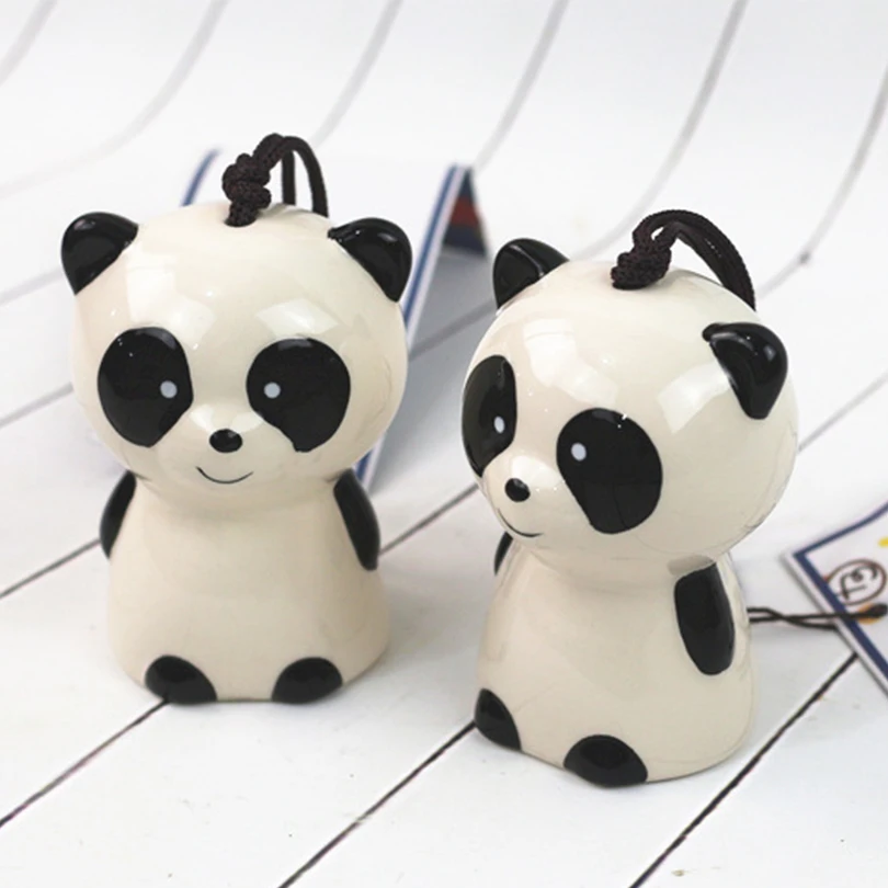 Panda керамические колокольчики миниатюрные украшения китайский стиль