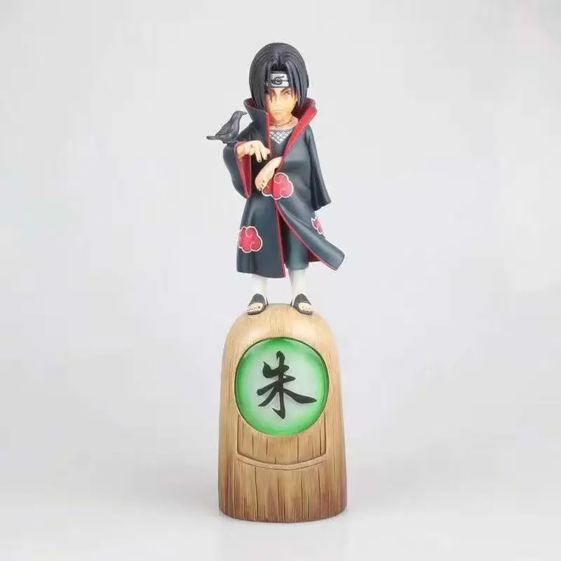 Uchiha Itachi No Box Наруто Какаши Акацуки Учиха Итачи Тоби Hidan Hoshigaki Kisame Kakuzu GK 1/8 ПВХ фигурка модель игрушки 23~ 24 см - Цвет: Uchiha Itachi No Box