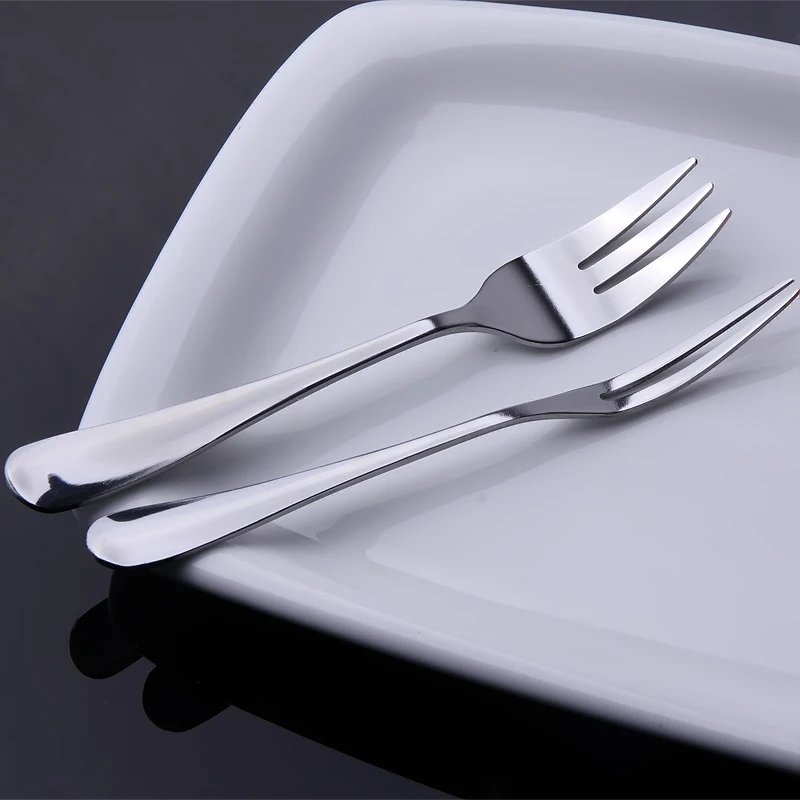 6 шт. детский десерт из нержавеющей стали|stainless fork|stainless steel forkstainless fruit fork |